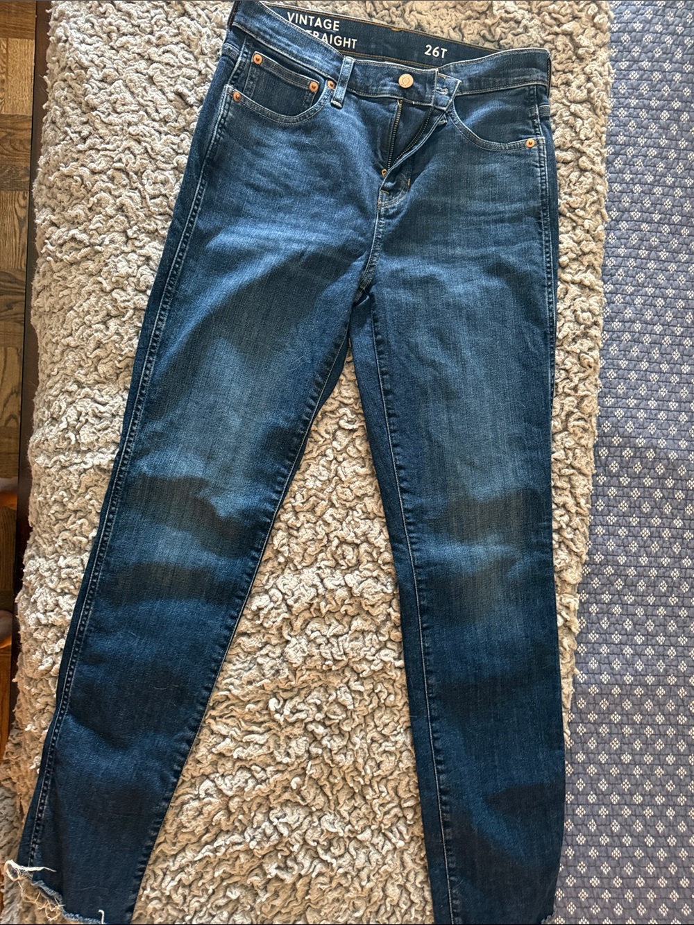 J. Crew Women's Skinny Jeans in Dark Blue Wash - Picture 1 of 4